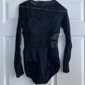 Black bodysuit/leotard.